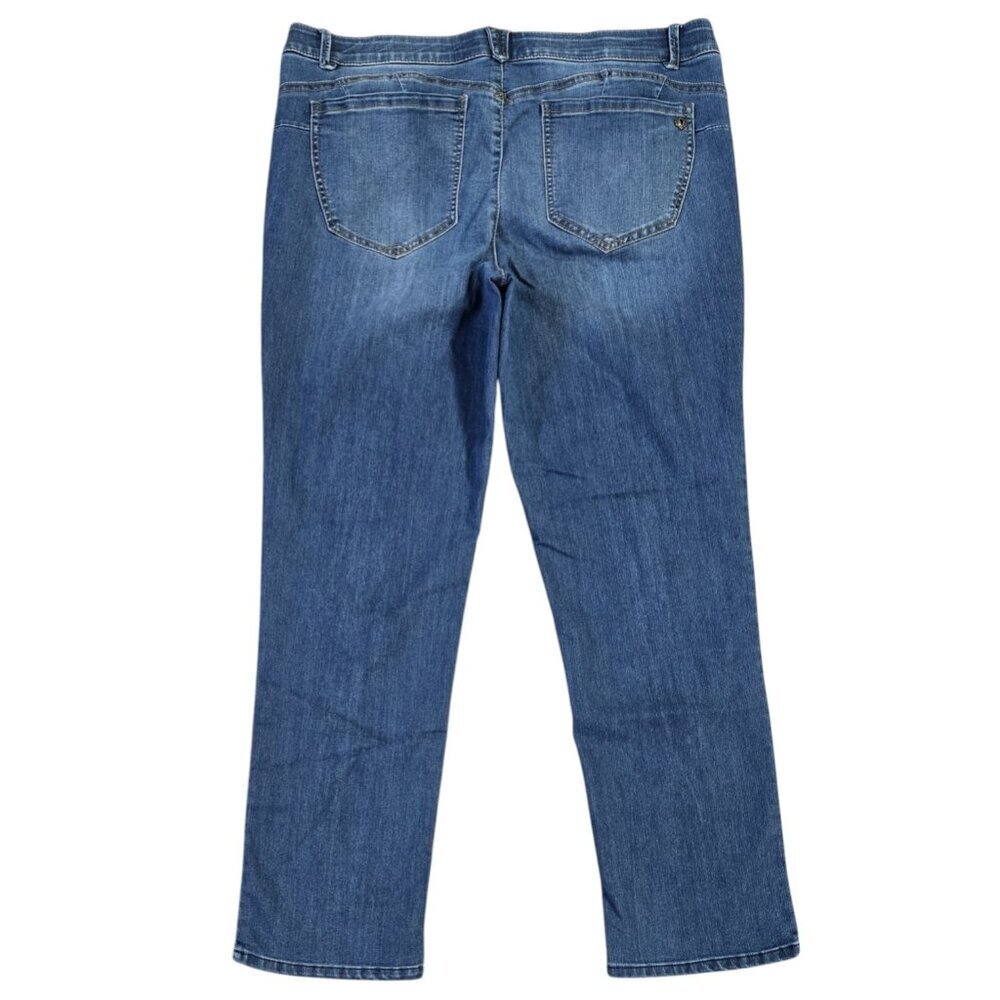 Democracy Absolution Medium Wash Straight Leg Mid… - image 3